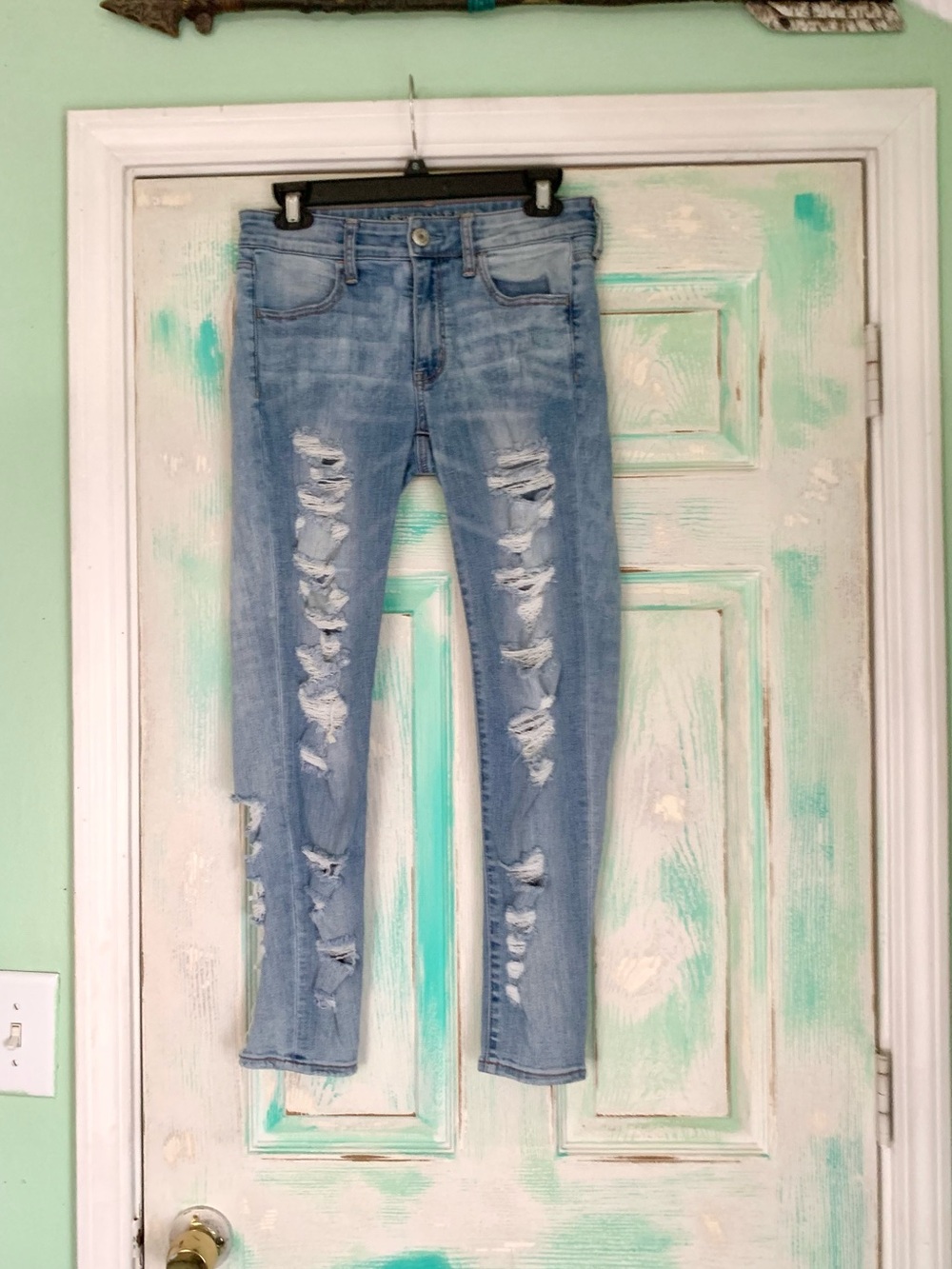 American Eagle Super Stretch Jegging Size 8 Short Denim Jeans